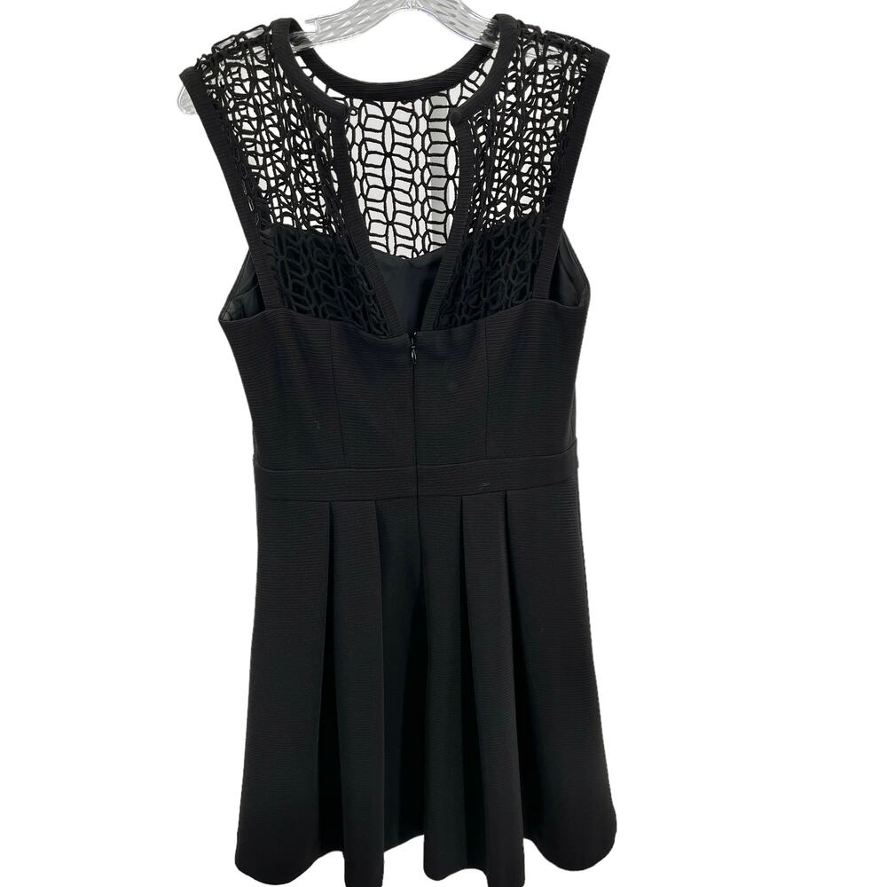 Pink Martini Black Lace Bodice Sleeveless Party Fit & Flare Dress Women Sz S - Picture 2 of 11